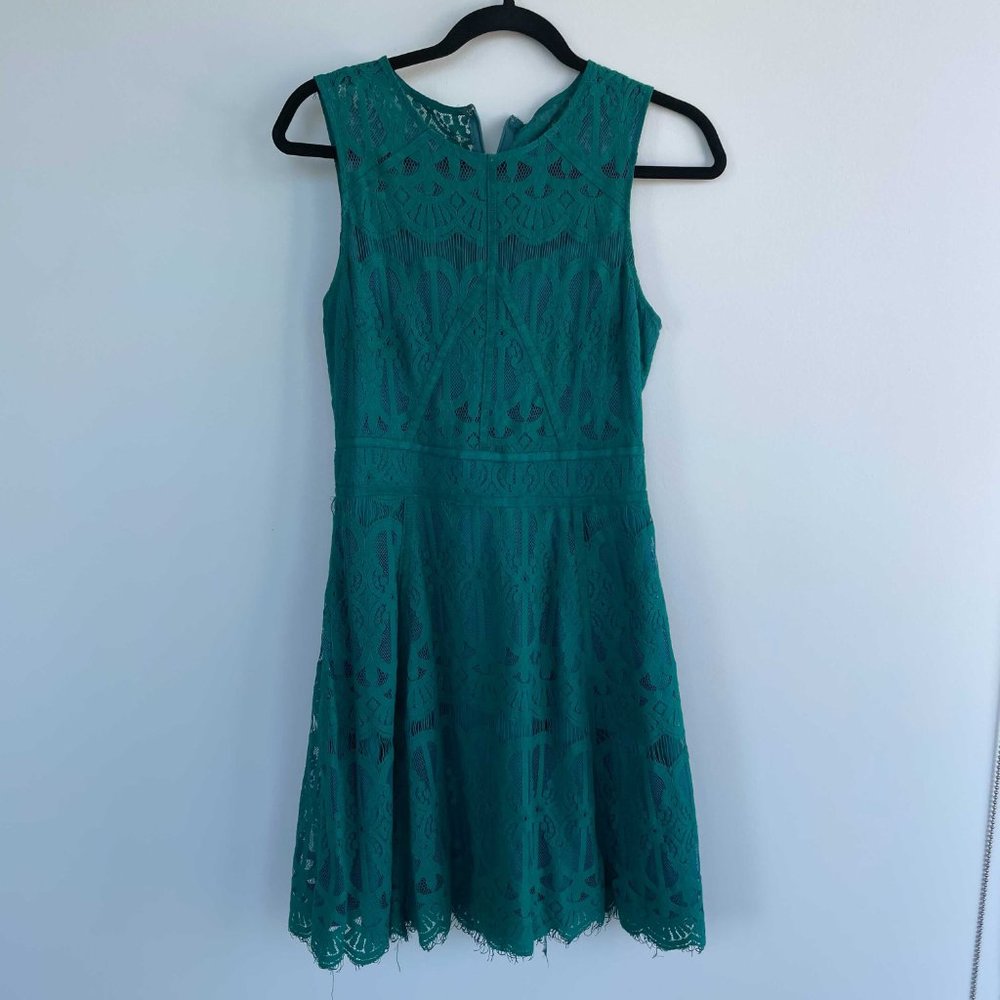 Emerald Lace Dress